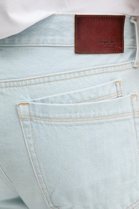 Джинси Pepe Jeans STRAIGHT JEANS BYRON — SS25-SJM08Z, блакитний — фото 4