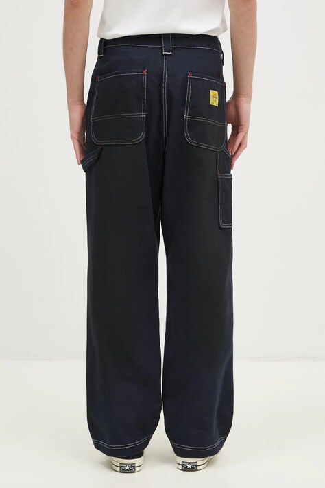 Джинси ICECREAM Oil Stained Carpenter Pant — SS25-SJM097, темно-синій — фото 3