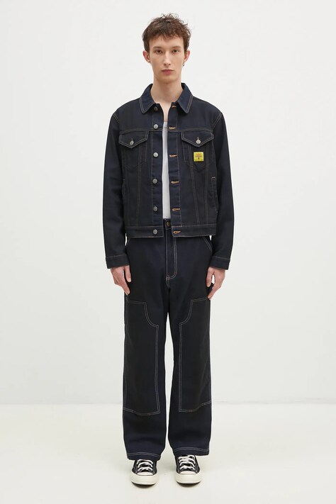 Джинси ICECREAM Oil Stained Carpenter Pant — SS25-SJM097, темно-синій — фото 5