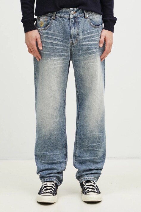 Billionaire Boys Club jeans Duck Embroidered Denim Pant bărbați B24426