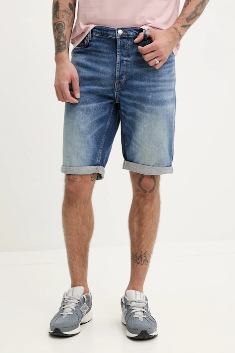 Σορτς HUGO χρώμα: μπλε, 50537719