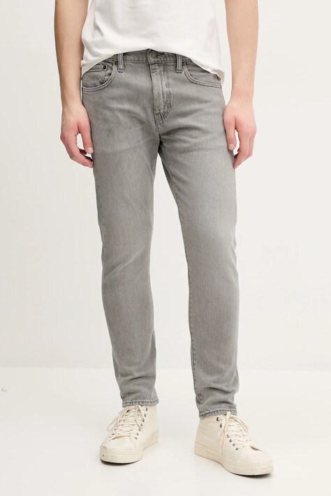 Levi's jeansi 512 SLIM TAPER barbati, culoarea gri, 28833