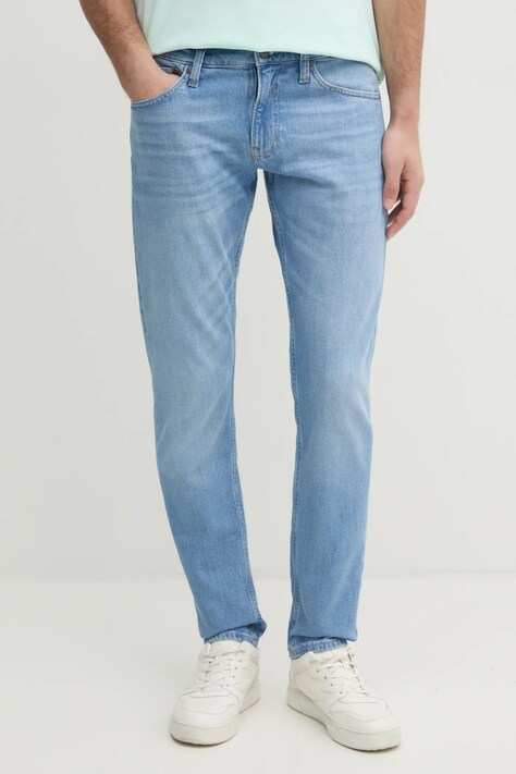 Džíny Calvin Klein pánské, modrá barva, K10K114285