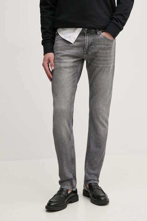 Calvin Klein Jeans jeans bărbați, culoarea gri, J30J327157