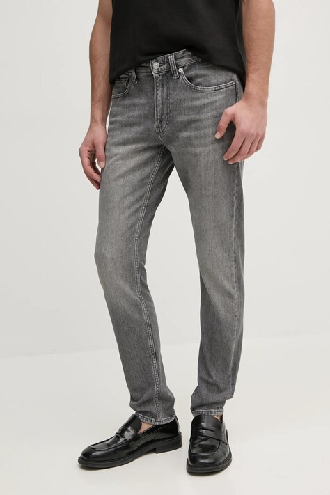 Calvin Klein Jeans jeans bărbați, culoarea gri, J30J327540