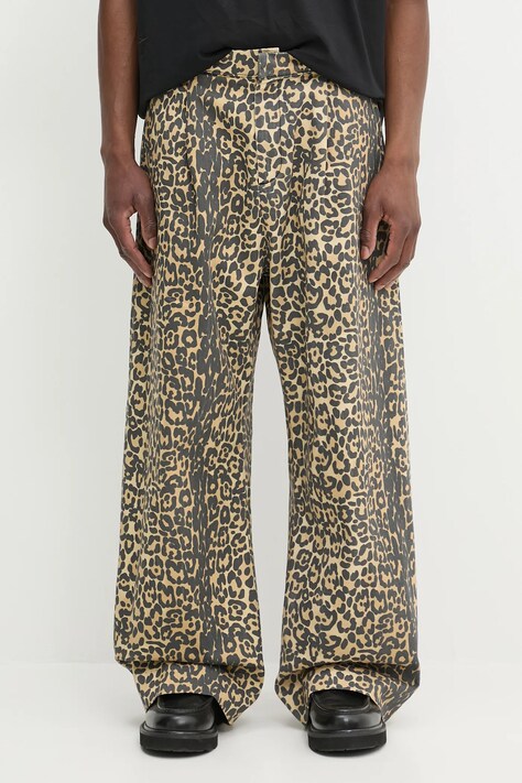Джинсы RHUDE Leopard Drop-Crotch RHSS25PA05012