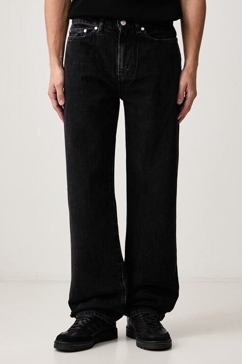 Lacoste Jeansy straight męskie czarne HH2321