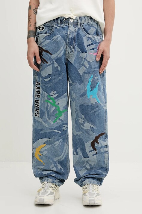 Дънки AAPE Main мъжки AAPPTMB687XAO