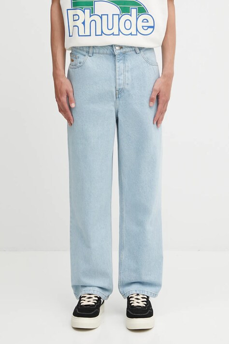 Maison Kitsuné jeansy Relaxed Denim męskie OM01105WD4009