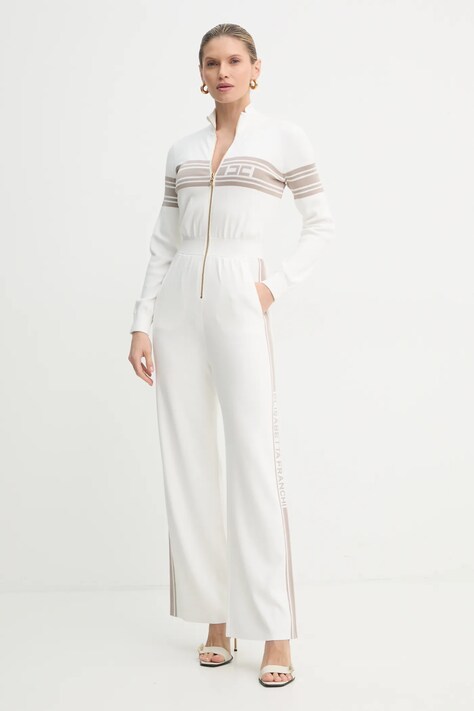 Elisabetta Franchi salopeta culoarea bej, KT54S51E2