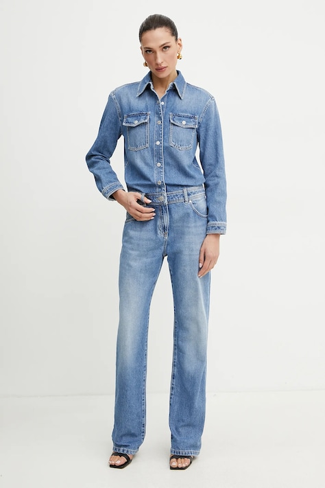 Pinko farmer kezeslábas galléros, 104897 A2DW