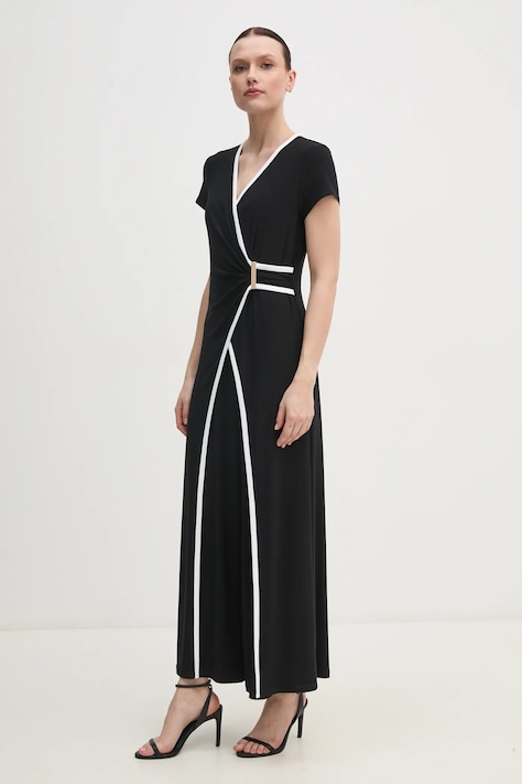 Joseph Ribkoff salopeta culoarea negru, cu decolteu in v, 251048X