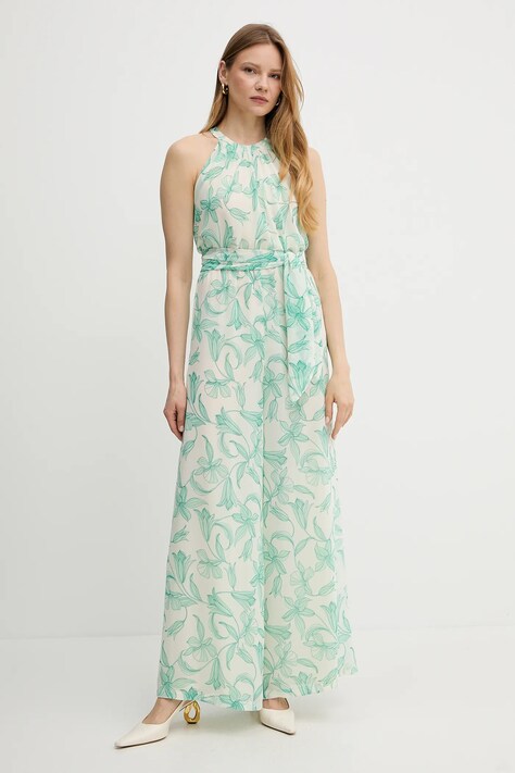 Overal Marella Emme by Marella béžová farba, s okrúhlym výstrihom, 2515241042200