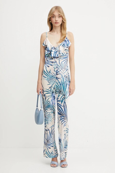 Guess salopeta ALICE culoarea bej, cu decolteu in v, W5GD72 KBAC2