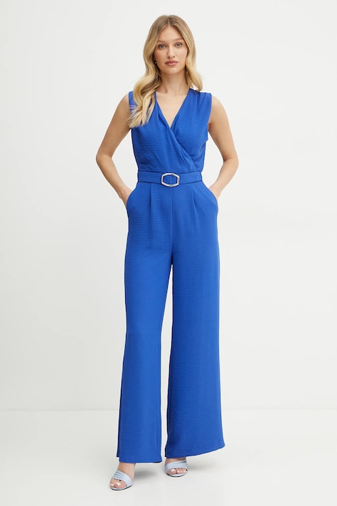 Kombinezon Morgan PILOU.F boja: ljubičasta, s v izrezom, PILOU.F