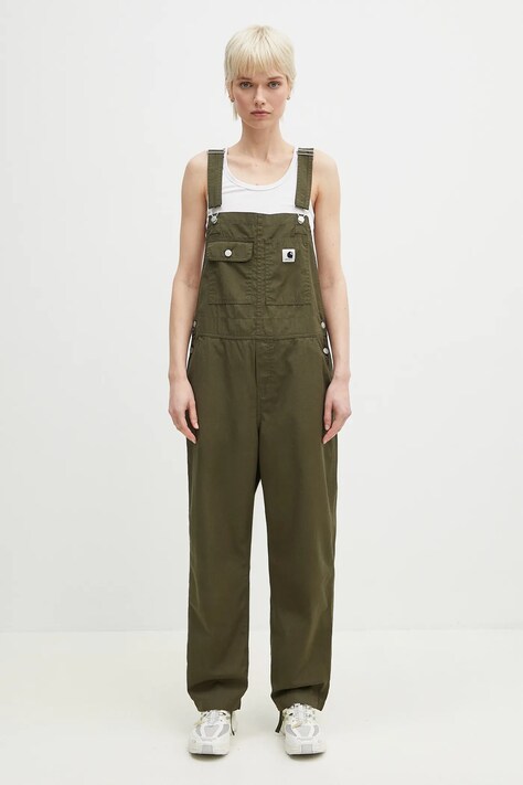 Памучен гащеризон Carhartt WIP Harlington Bib дамски в I034830