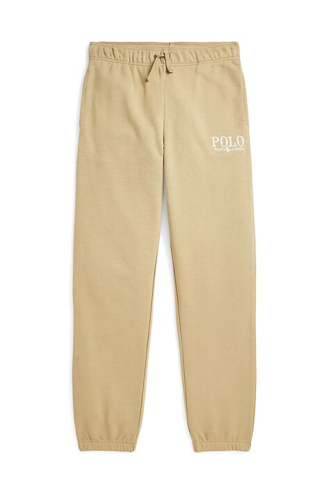 Polo Ralph Lauren pantaloni de trening pentru copii culoarea bej, uni, 323958155001