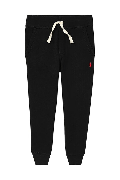 Polo Ralph Lauren pantaloni de trening pentru copii culoarea negru, uni, 322720897002