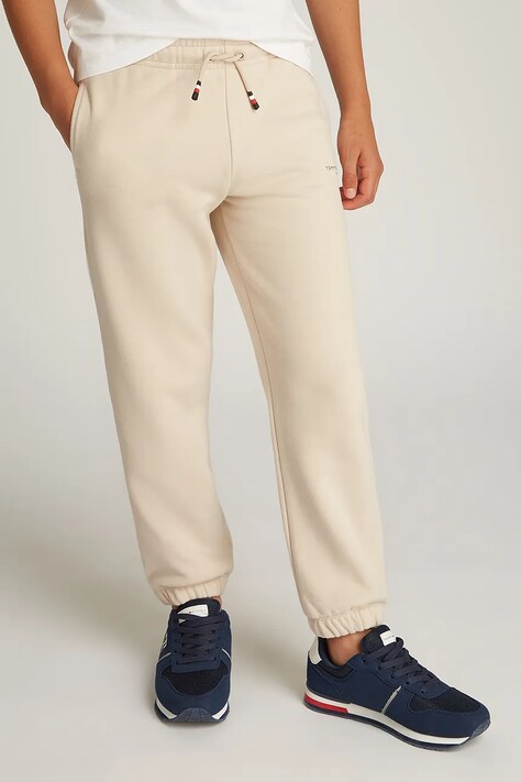Tommy Hilfiger pantaloni de trening pentru copii culoarea bej, neted, KS0KS00596