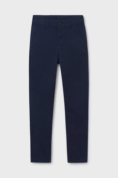 Дитячі штани Mayoral колір синій однотонні 530