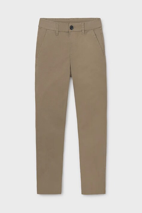 Mayoral pantaloni copii culoarea verde, neted, 530