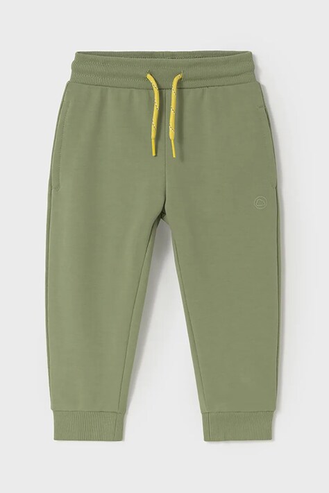 Mayoral pantaloni de trening pentru copii culoarea verde, neted, 711