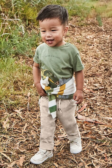 Детские брюки Mayoral цвет бежевый однотонные 1577