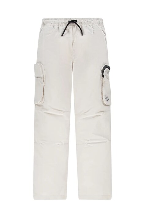 Детски панталон Levi's PARACHUTE CARGO PANTS в бежово с изчистен дизайн 8EM373