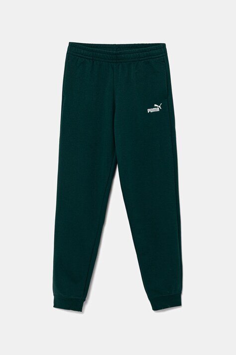 Puma pantaloni de trening pentru copii ESS No. 1 Logo Sweatpants TR culoarea verde, cu imprimeu, 684914