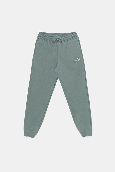 Дитячі спортивні штани Puma ESS 2 COLOR No. 1 Logo Sweatpants FL колір зелений однотонні 685824