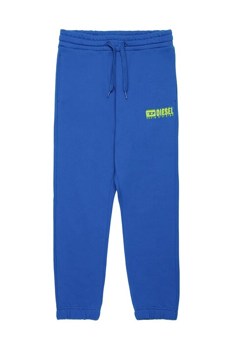 Детские хлопковые штаны Diesel PBASEL TROUSERS однотонные J02316