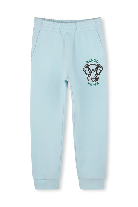 Дитячі бавовняні штани Kenzo Kids з принтом K60905
