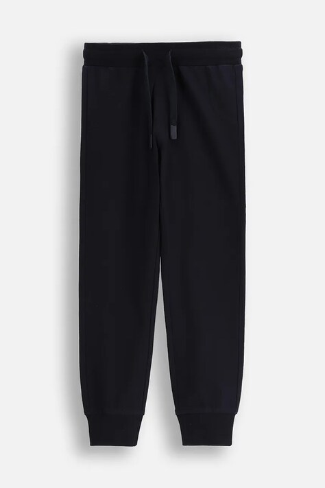 Coccodrillo pantaloni de trening pentru copii culoarea albastru marin, neted, EVERYDAY BOY