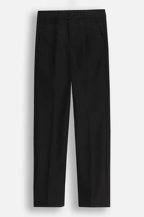 Coccodrillo pantaloni culoarea negru, ELEGANT JUNIOR BOY