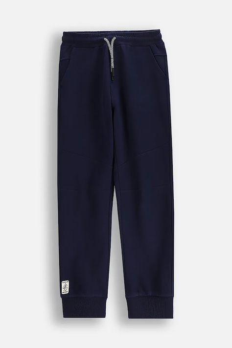 Coccodrillo pantaloni de trening pentru copii culoarea bleumarin, uni, EVERYDAY BOY