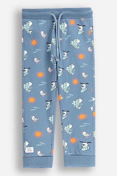 Coccodrillo pantaloni de trening pentru bebeluși cu imprimeu, HOLIDAY SPLASH BOY NEWBORN