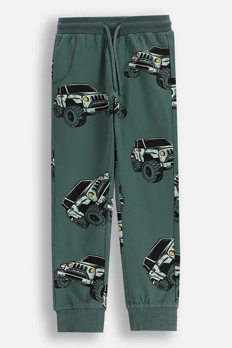 Брюки Coccodrillo цвет зелёный узор WILD SAFARI BOY KIDS