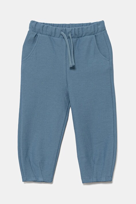 United Colors of Benetton pantaloni tuta in cotone bambino/a colore blu 3HJMGF04M