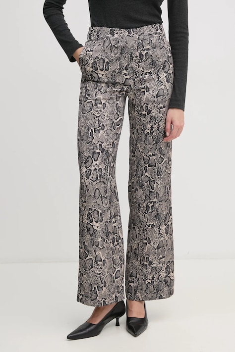 Nohavice Joop! dámske, béžová farba, rovné, vysoký pás, 30044816 10018881