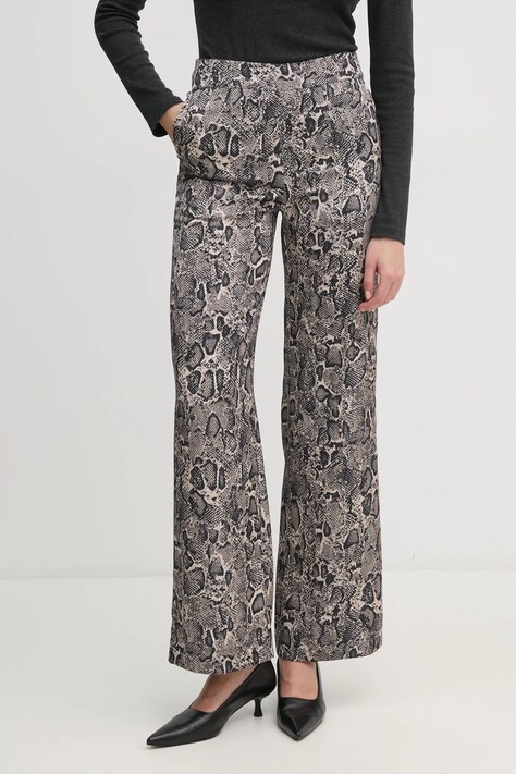 Kalhoty Joop! dámské, béžová barva, jednoduché, high waist, 30044816 10018881