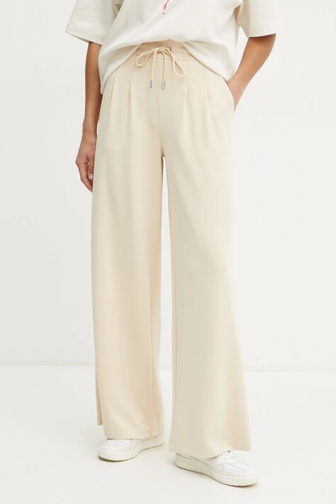 Boss Orange pantaloni de trening culoarea bej, uni, 50531832