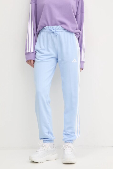 adidas spodnie dresowe Essentials kolor niebieski z aplikacją JD5300