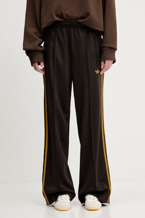 Спортивные штаны adidas Originals Firebird цвет коричневый с узором JP2311