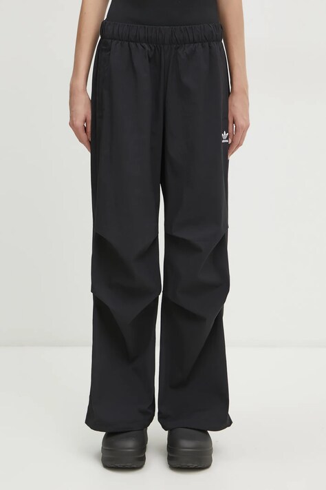 adidas Originals pantaloni Essential femei, culoarea negru, neted, JD0785