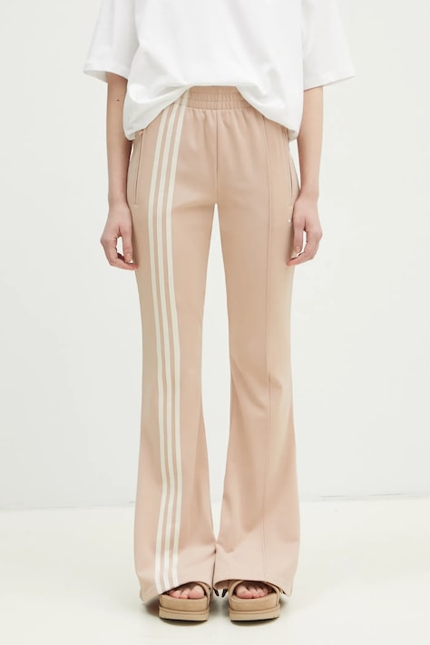 Tepláky adidas Originals Firebird béžová farba, s nášivkou, JJ0935