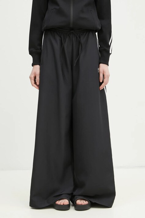 adidas Originals pantaloni de trening OVERSIZED TP culoarea negru, cu imprimeu, JD3390