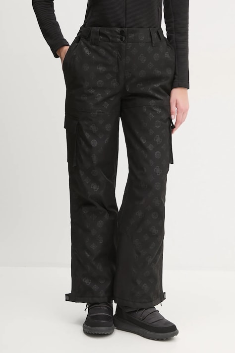 Guess spodnie narciarskie kolor czarny W4PB60 WH0K0