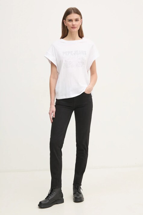 Джинси Pepe Jeans MID RISE SKINNY THELMA — SS25-SPD0AY, чорний — фото 2