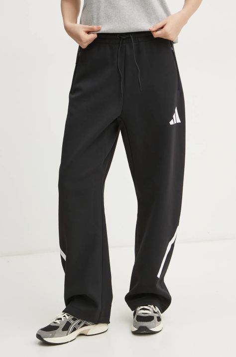 adidas pantaloni de trening Z.N.E. culoarea negru, cu imprimeu, JJ4746