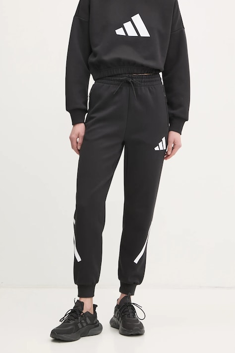 adidas pantaloni de trening Z.N.E. culoarea negru, cu imprimeu, JC9309